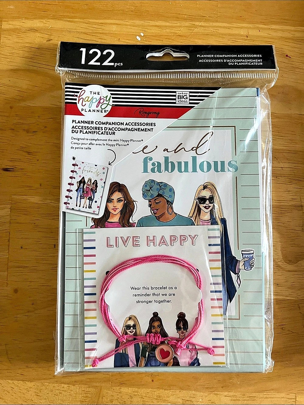 The Happy Planner Fierce and Fabulous Mini Planner Companion Accessories Set